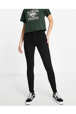 Pieces® Flex high waisted skinny jeans in