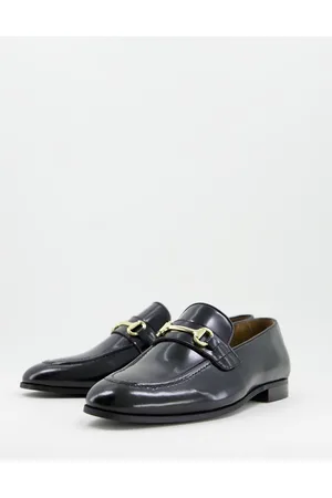 WALK LONDON Terry snaffle loafers in high shine leather