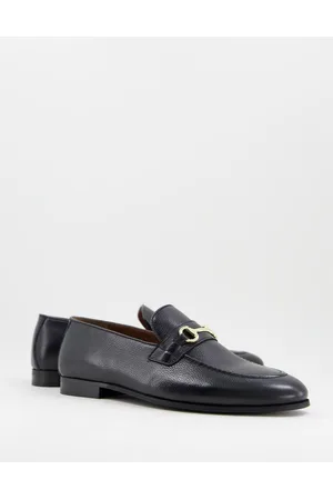 WALK LONDON Terry Snaffle loafers in pebble leather