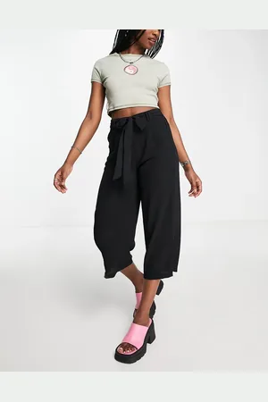 ONLY Tie waist culottes in