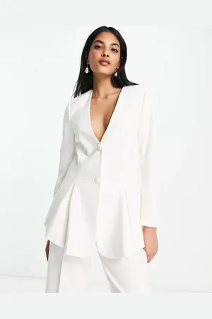 Y.A.S Y.A.S Bridal blazer with open back detail co-ord in