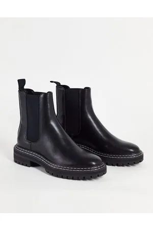 ONLY Chelsea boot with contrast stitch in