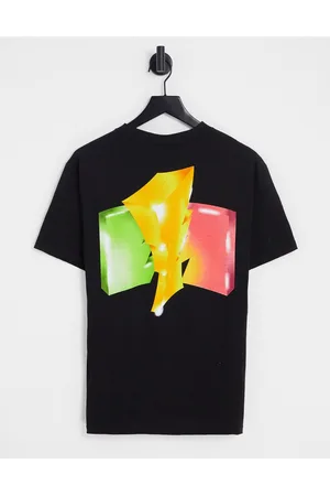 The Hundreds Power wildfire back print t-shirt in
