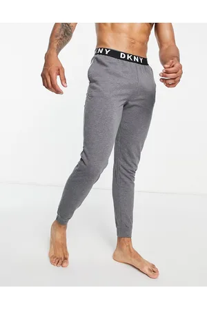 DKNY Eagles lounge pant with logo waistband in charcoal