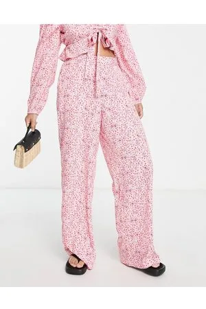 VERO MODA Wide leg trouser co-ord in floral