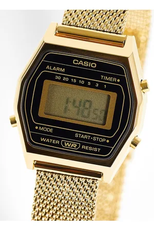Casio Vintage mesh bracelet strap watch in