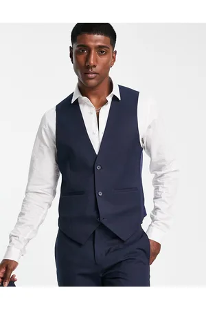 Bolongaro Trevor Wedding plain skinny suit waistcoat in
