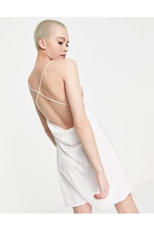 ONLY Satin cami mini dress in