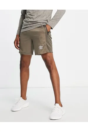 Umbro Fitness mesh panel shorts in charcoal