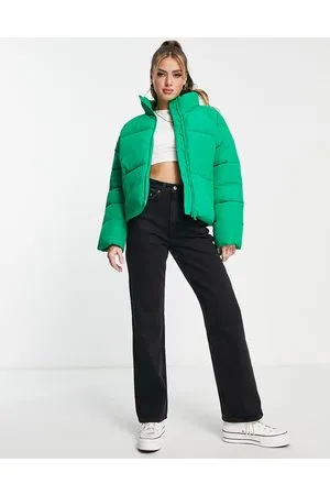 Monki Padded jacket in bright