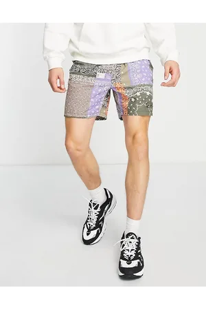 Karl Kani Small signature co-ord shorts in patchwork paisley