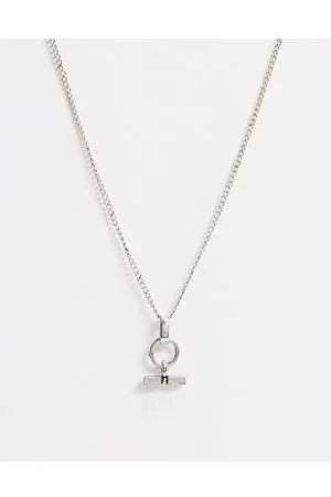 Icon Brand Neck chain with t-bar pendant in