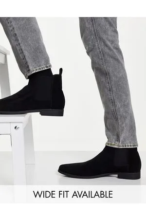 ASOS Chelsea boots in faux suede
