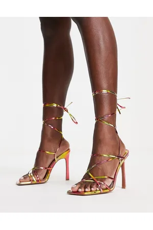 Strappy leg outlet heels