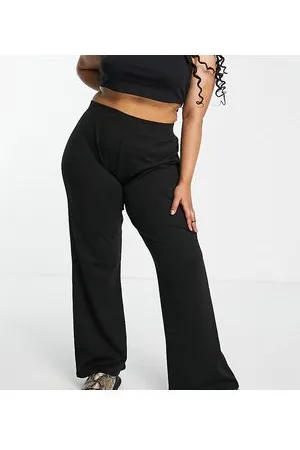 ONLY Carpever high waisted flared trousers in