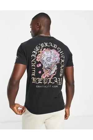 Replay T-shirt with back print in
