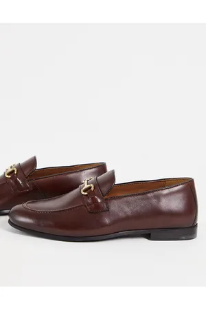 WALK LONDON Men Loafers - Terry snaffle loafers in high shine leather