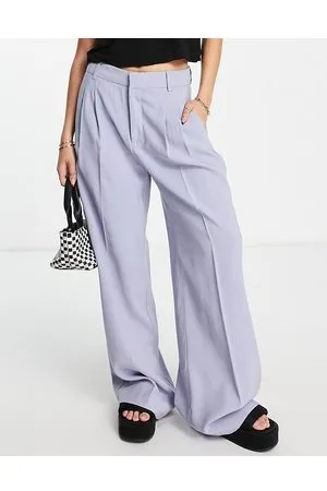 MANGO Wide leg tailored trousers in soft