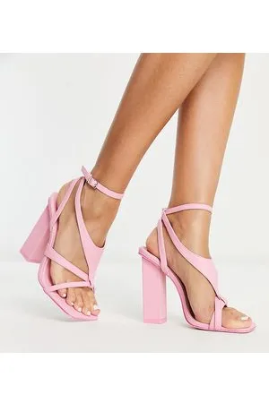 Public Desire Bring It block heeled sandals in