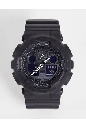 Casio G Shock silicone watch in black