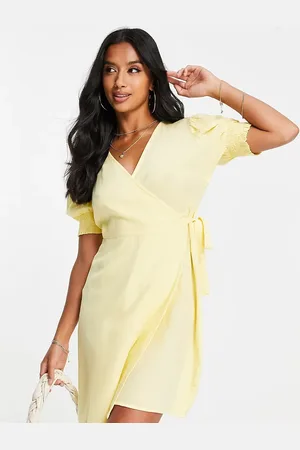 Pieces® Wrap mini dress in