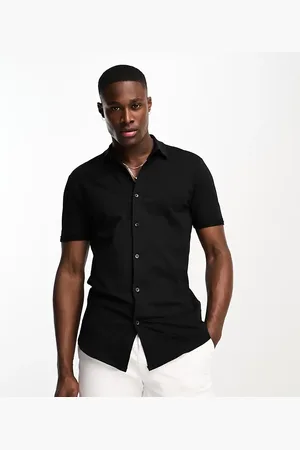 New Look Short sleeve muscle fit jersey shirt in