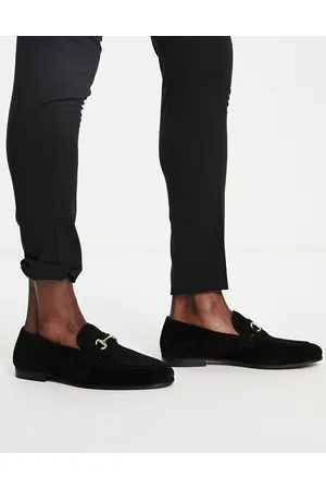 WALK LONDON Terry snaffle loafers in suede