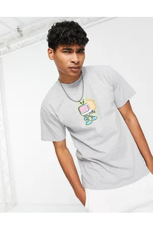 Obey Flame fingers t-shirt in