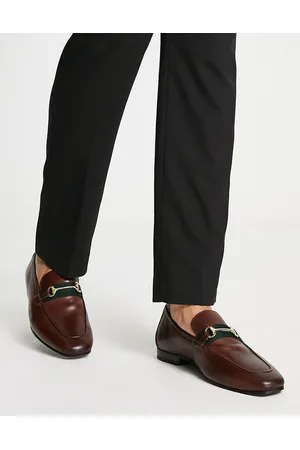 WALK LONDON Capri snaffle trim loafers in