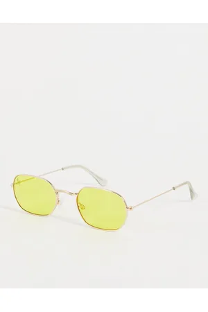 Jeepers Peepers Oval metal sunglasses in