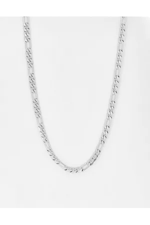 Icon Brand Stainless steel figaro necklace in
