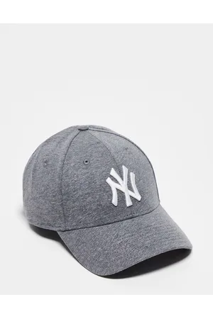 New Era Accessories - 9Forty White NY unisex cap in dark jersey
