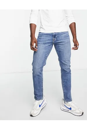 Abercrombie & Fitch Athletic skinny fit jeans in mid wash