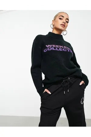 ASOS Women Jumpers - Jumper with logo in space dye