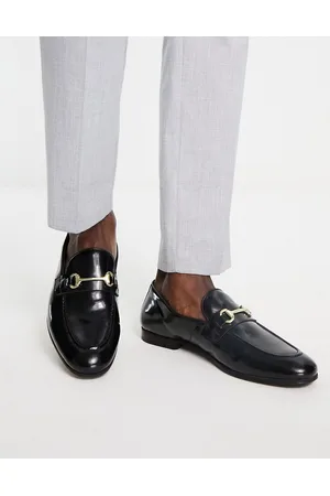 WALK LONDON Men Loafers - Terry snaffle loafers in leather