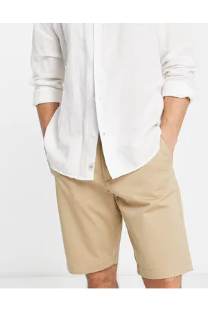 GANT Relaxed fit cotton twill chino shorts in khaki beige - BEIGE