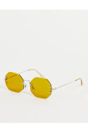 Jeepers Peepers Metal hex sunglasses in