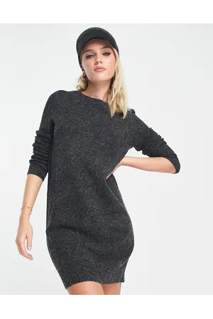 VERO MODA Mini jumper dress in melange
