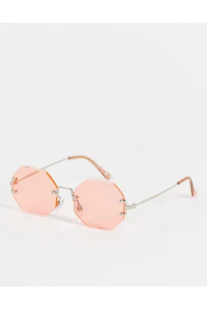 Jeepers Peepers Metal hex sunglasses in
