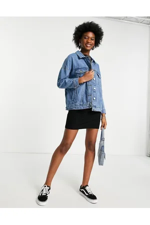 Only oversized denim on sale jacket