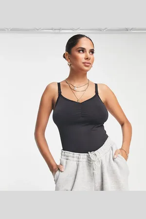 Mama;licious Mamalicious Maternity Nursing cami top with breast feeding function in
