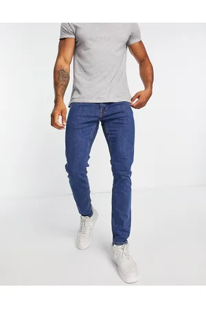 Lee Luke slim tapered fit jeans in mid stonewash