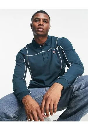 Fila piping logo crew on sale sweatshirt