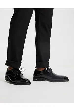 WALK LONDON Oliver lace up shoes in patent