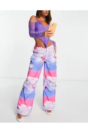 Elsie & Fred Parachute pants in heart print