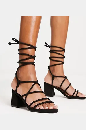 Yours Wide Fit strappy heeled sandal in