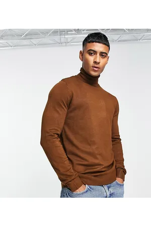Pull&Bear Men Jumpers - Roll neck jumper in exclusive at AO