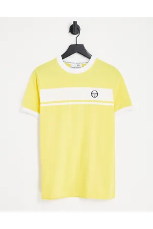 Sergio Tacchini Men Short Sleeve - Striped logo t-shirt in