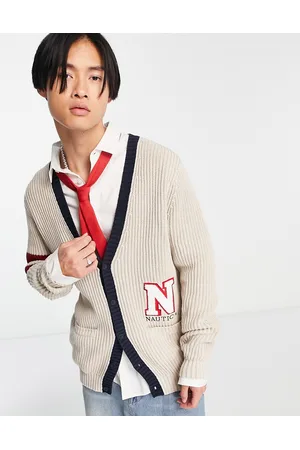 Nautica Nautica archive lincoln cardigan in beige