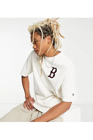 New Era Boston Red Sox archive patch t-shirt in off exclusive to ASOS